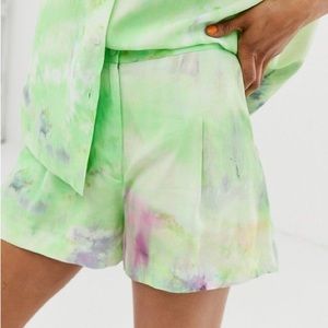 & Other Stories Tie-Dye Shorts | NWT | Size 2 | Stockholm Atelier